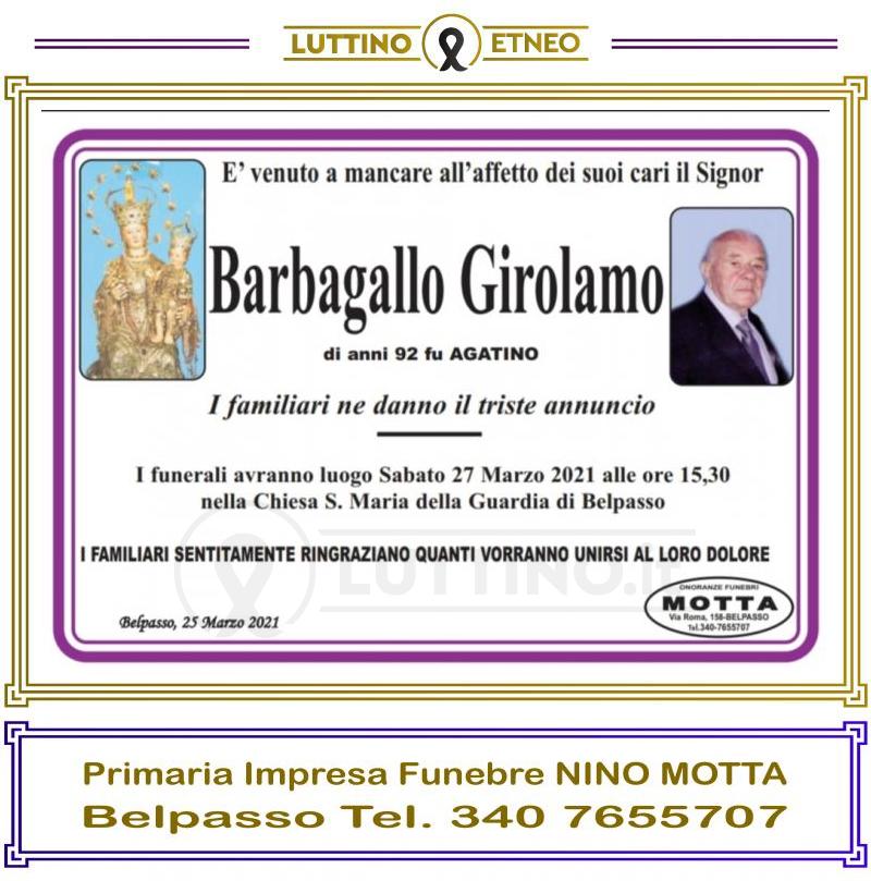 Girolamo  Barbagallo 